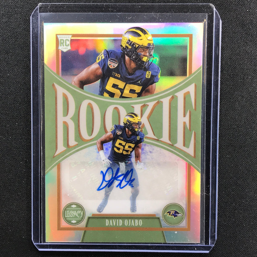 2022 Legacy DAVID OJABO Premium Penmanship Rookie Auto Silver Prizm #175