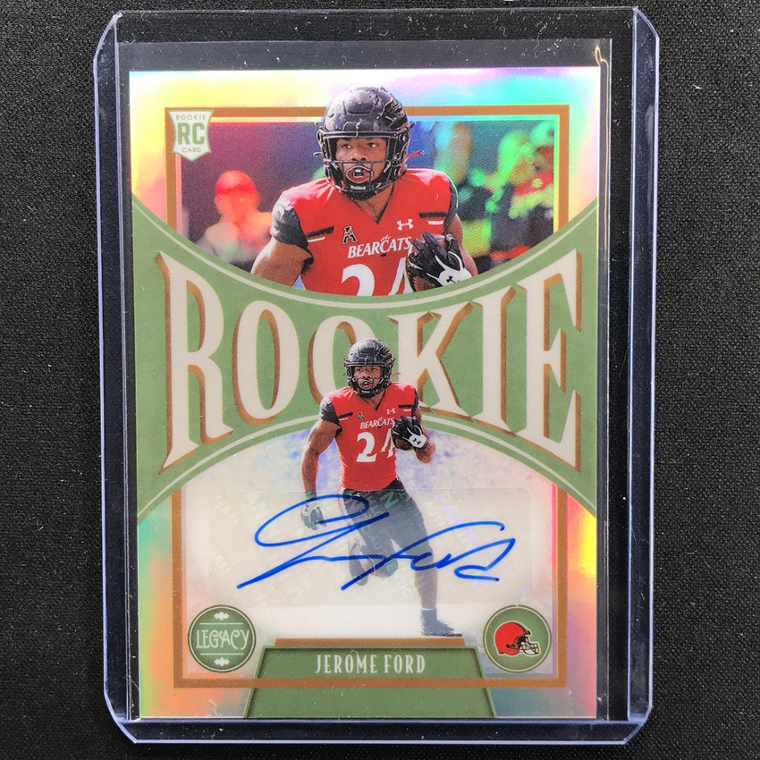 2022 Legacy JEROME FORD Premium Penmanship Rookie Auto Silver Prizm #194