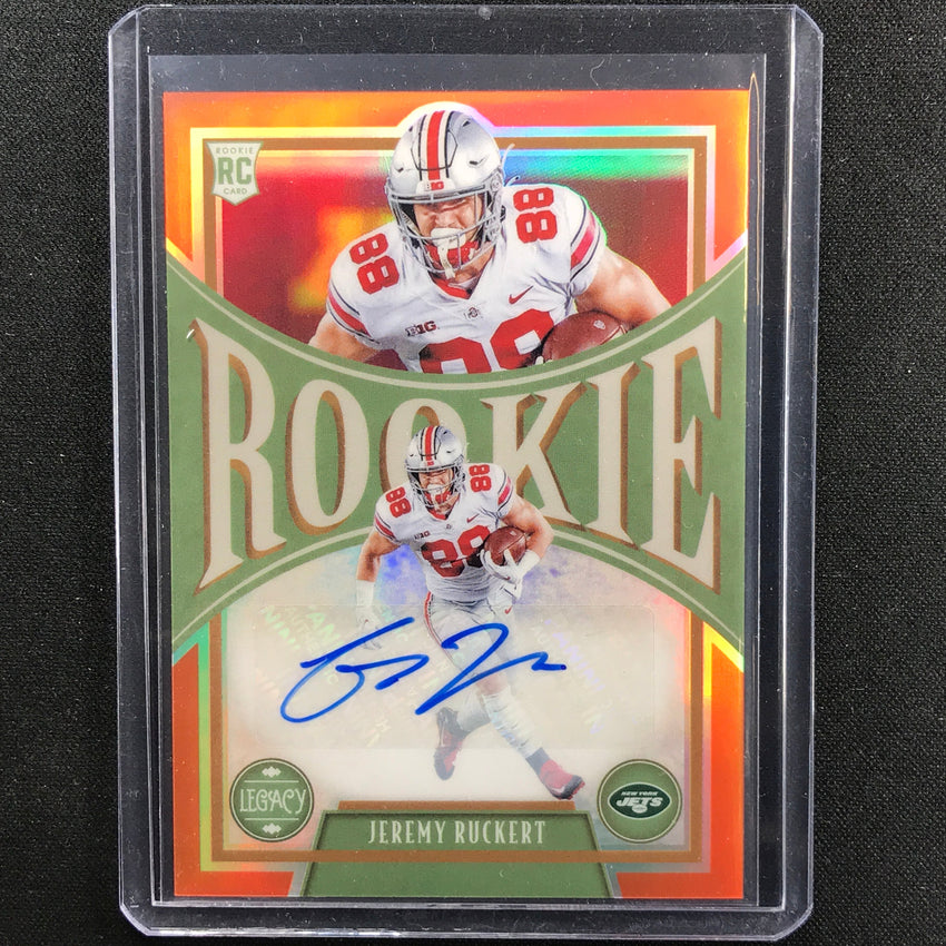 2022 Legacy Jeremy Ruckert Premium Penmanship Rookie Auto Orange 56/149