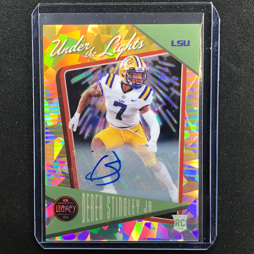 2022 Legacy Derek Stingley Jr. Under The Lights Rookie Auto Yellow Diamond 1/10