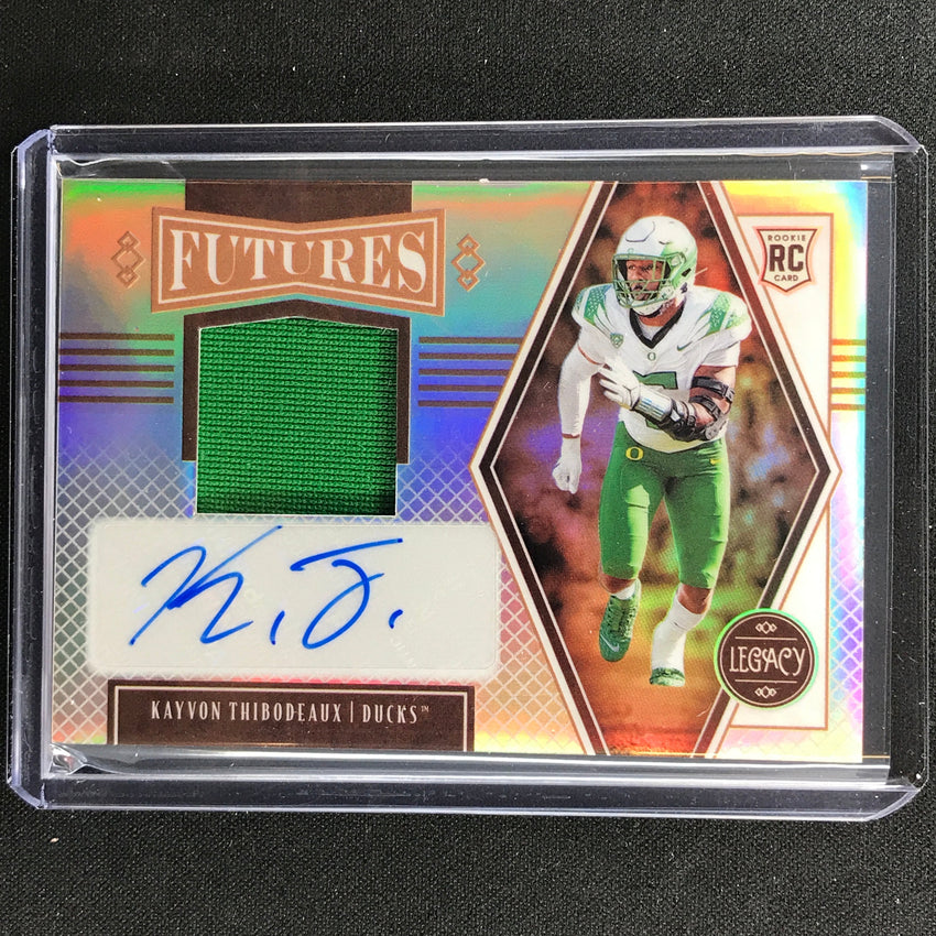 2022 Legacy Kayvon Thibodeaux Futures Rookie Jersey Auto Silver Prizm 59/199