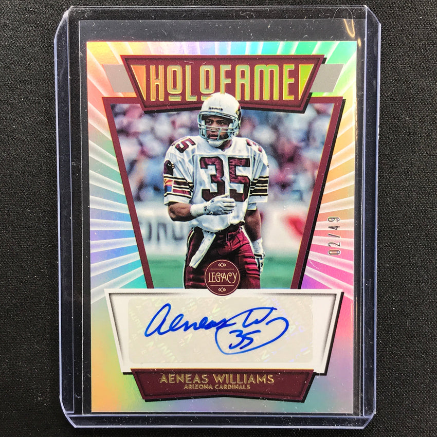 2022 Legacy Aeneas Williams Holo Fame Signatures Auto 2/49