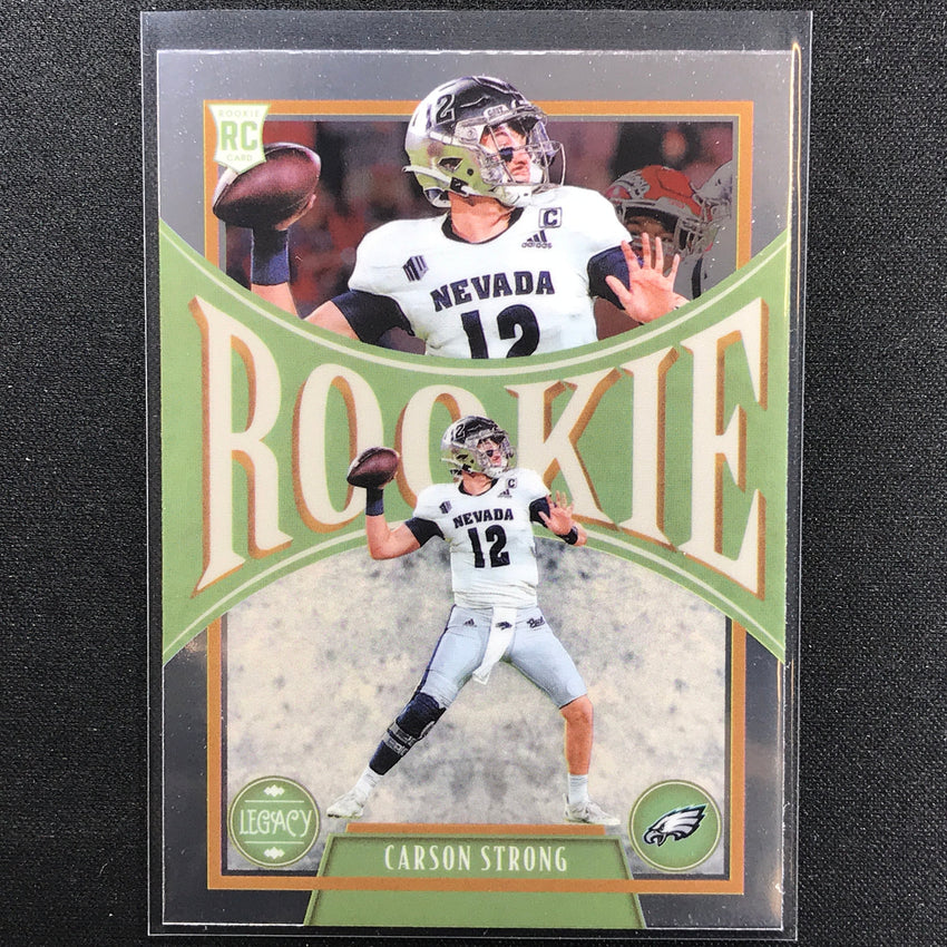 2022 Legacy CARSON STRONG Rookie Premium Edition Base #146