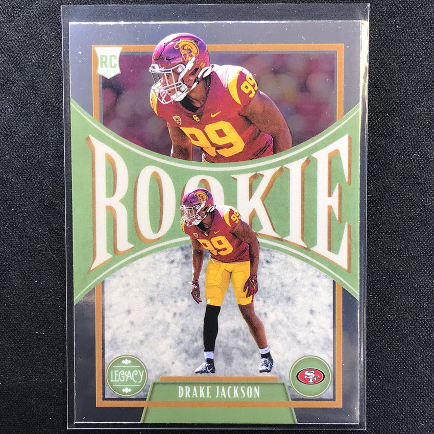 2022 Legacy DRAKE JACKSON Rookie Premium Edition Base #190