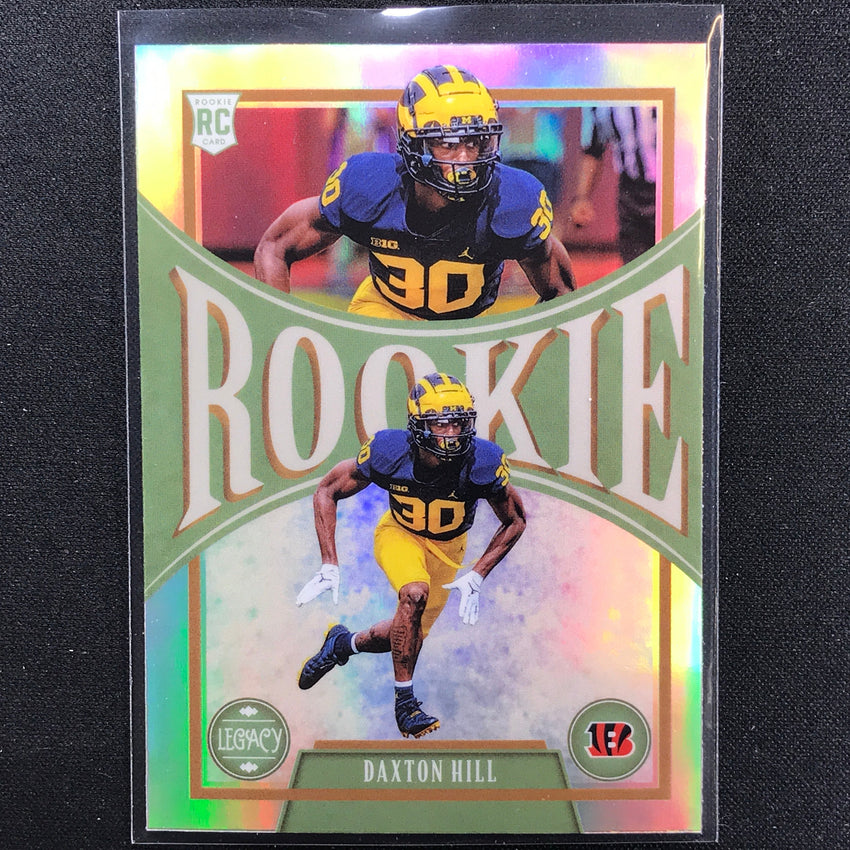 2022 Legacy DAXTON HILL Rookie Premium Edition Silver Prizm #185