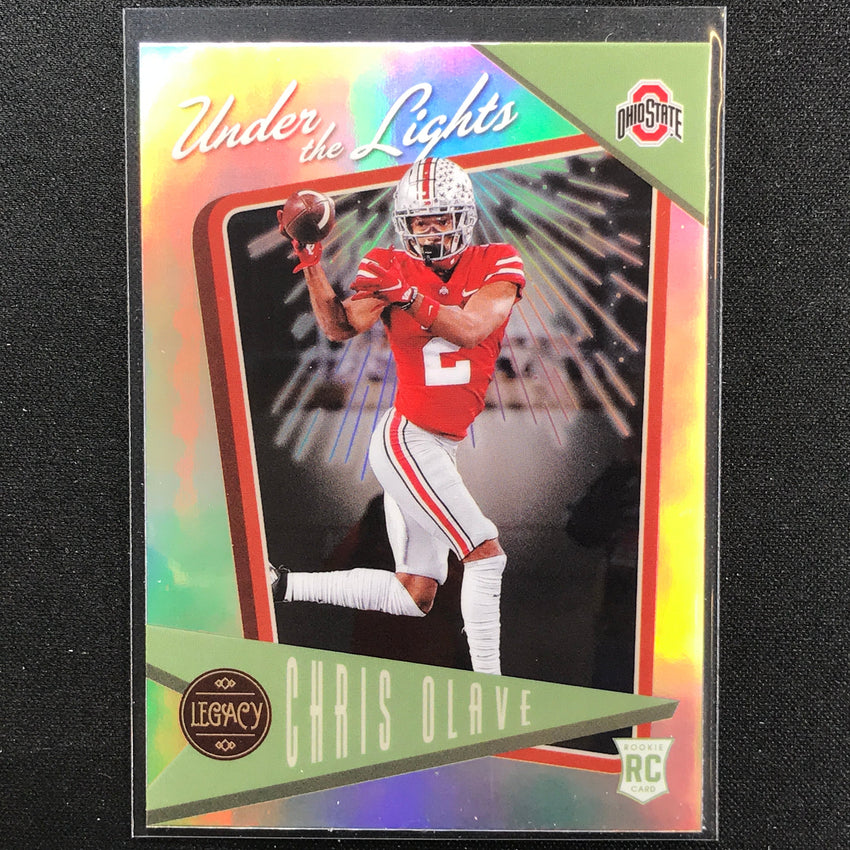 2022 Legacy CHRIS OLAVE Rookie Under the Lights Silver Prizm #10