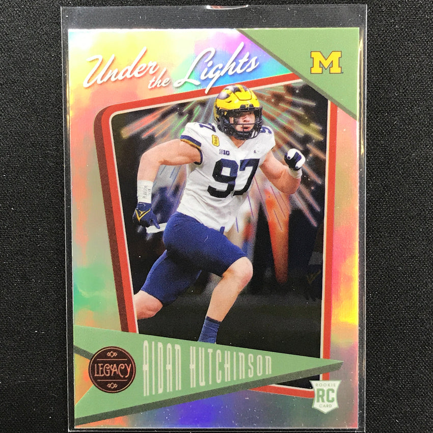 2022 Legacy AIDAN HUTCHINSON Rookie Under the Lights Silver Prizm #16