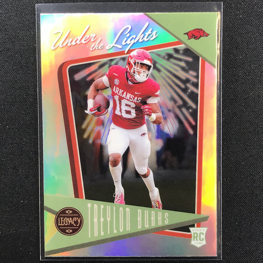 2022 Legacy TREYLON BURKS Rookie Under the Lights Silver Prizm #20