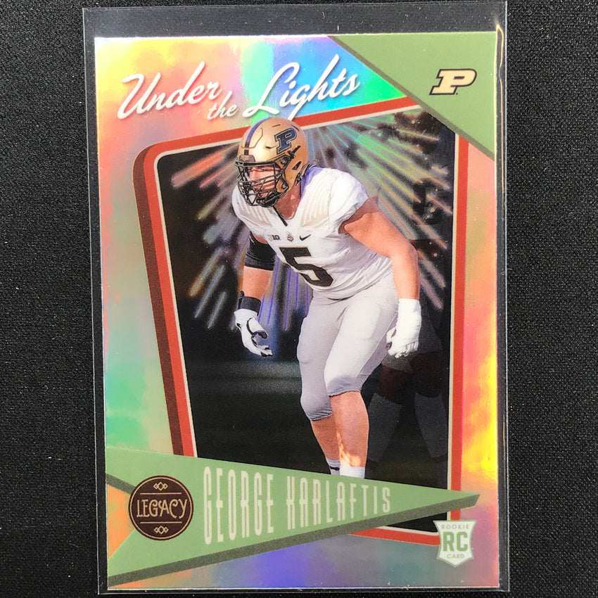 2022 Legacy GEORGE KARLAFTIS Rookie Under the Lights Silver Prizm #24