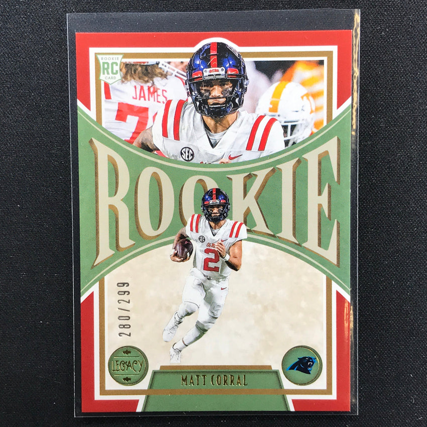 2022 Legacy Matt Corral Rookie Red 280/299