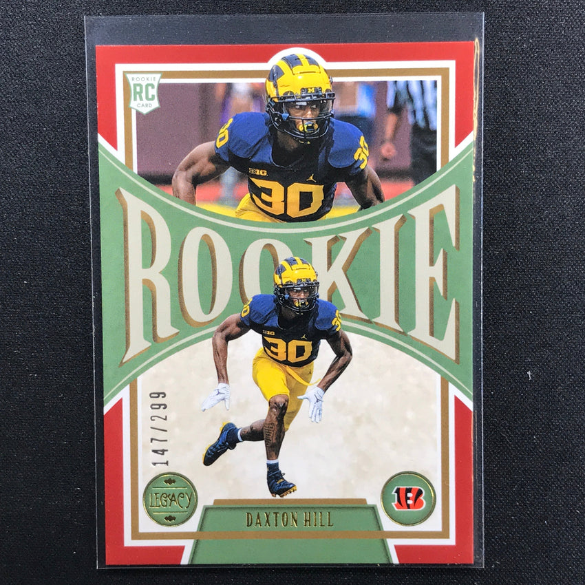 2022 Legacy Daxton Hill Rookie Red 147/299