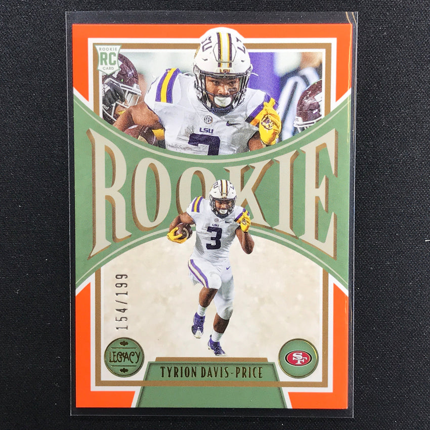 2022 Legacy Tyrion Davis-price Rookie Orange 154/199