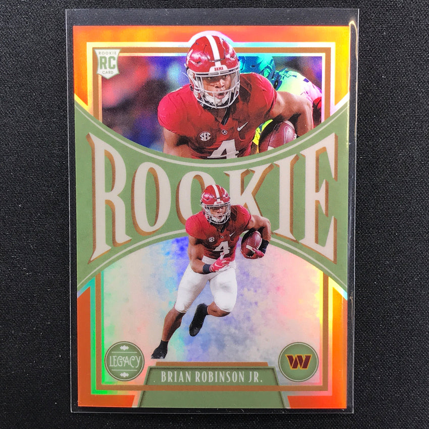 2022 Legacy Brian Robinson Jr. Rookie Premium Edition Orange 135/149