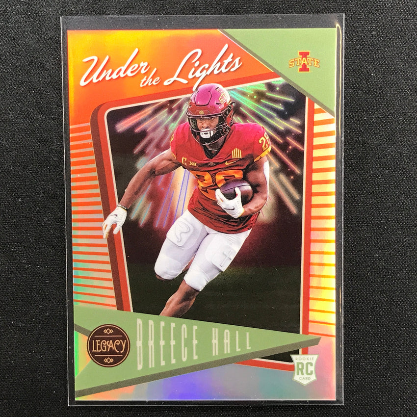 2022 Legacy Breece Hall Rookie Under The Lights Orange 31/149