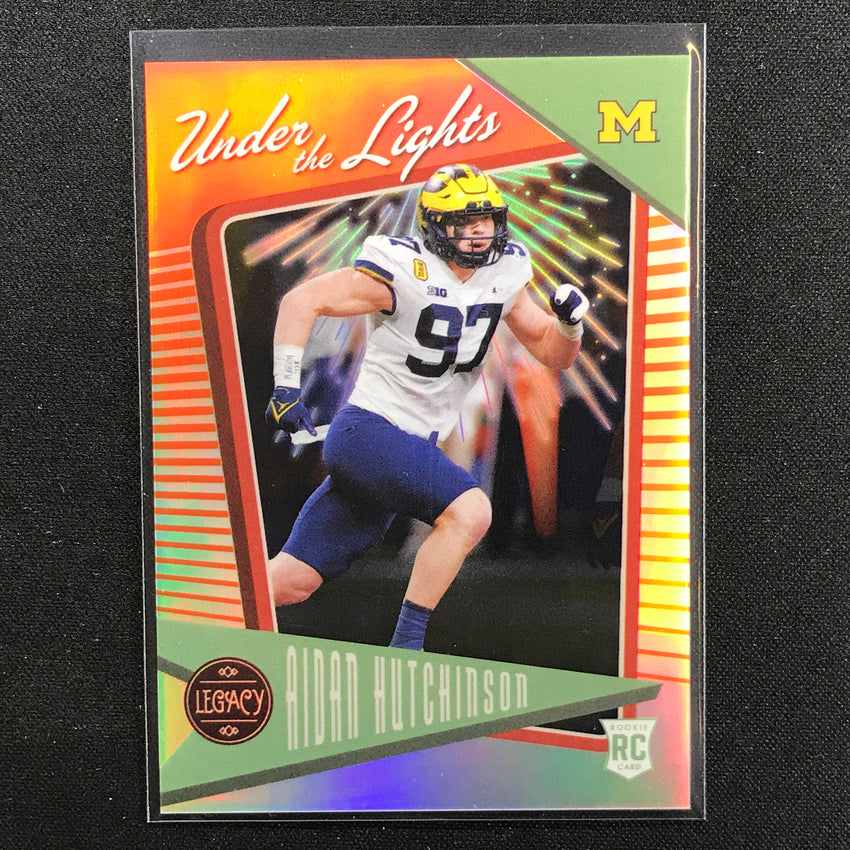 2022 Legacy Aidan Hutchinson Rookie Under The Lights Orange 128/149