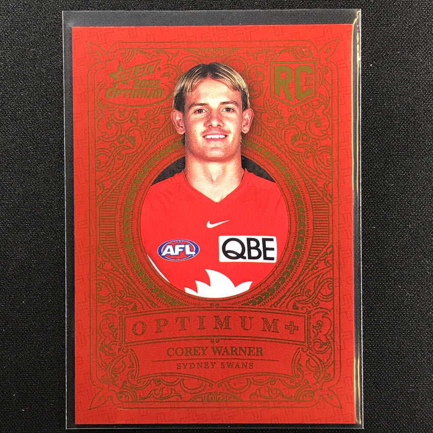 2022 Select Optimum Corey Warner Rookie Optimum+ 313/450
