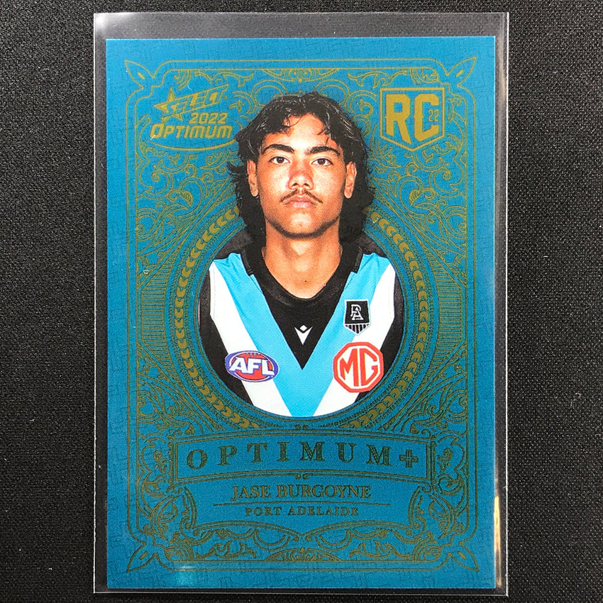 2022 Select Optimum Jase Burgoyne Rookie Optimum+ 156/450