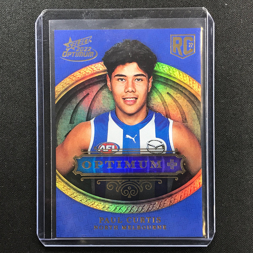 2022 Select Optimum Paul Curtis Rookie Optimum+ Parallel 50/115
