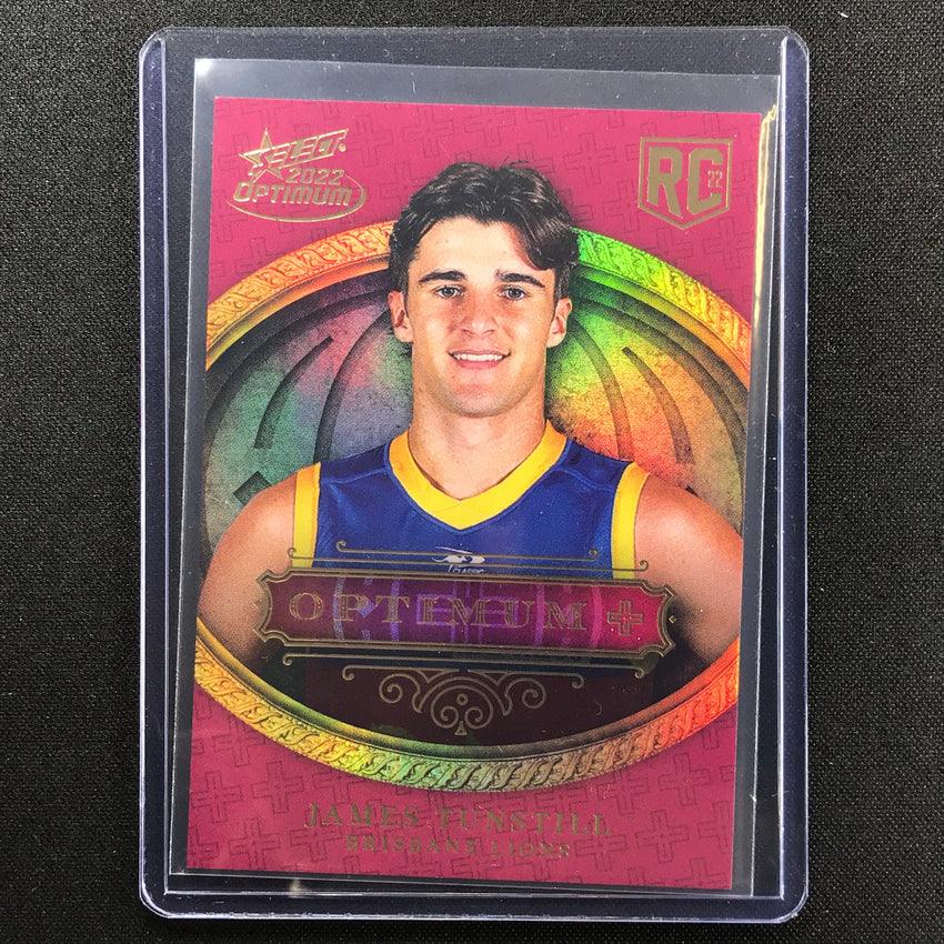 2022 Select Optimum James Tunstill Rookie Optimum+ Parallel 59/115