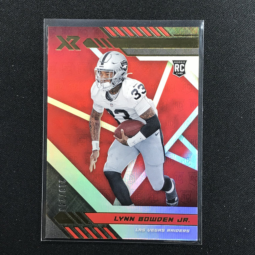 2020 XR Football LYNN BOWDEN JR Rookie Red 213/249-Cherry Collectables