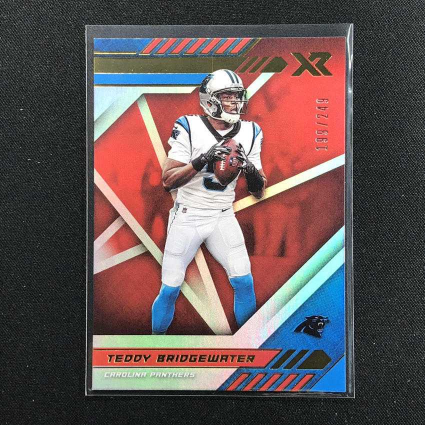 2020 XR Football TEDDY BRIDGEWATER Red 199/249-Cherry Collectables