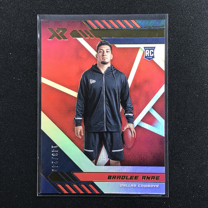 2020 XR Football BRADLEE ANAE Rookie Red 143/249-Cherry Collectables