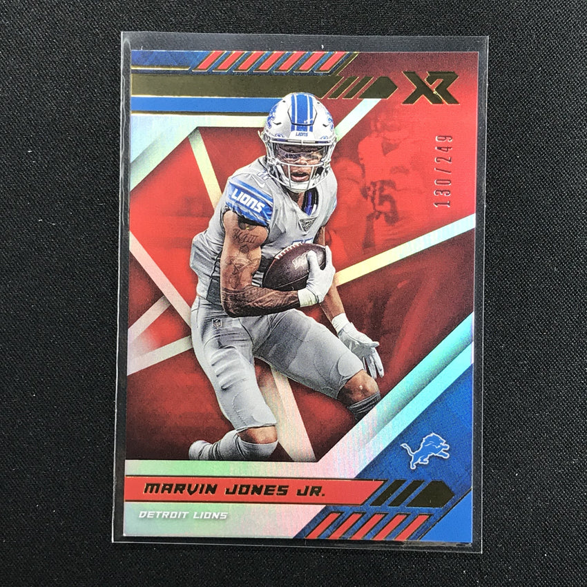2020 XR Football MARVIN JONES JR Red 130/249-Cherry Collectables