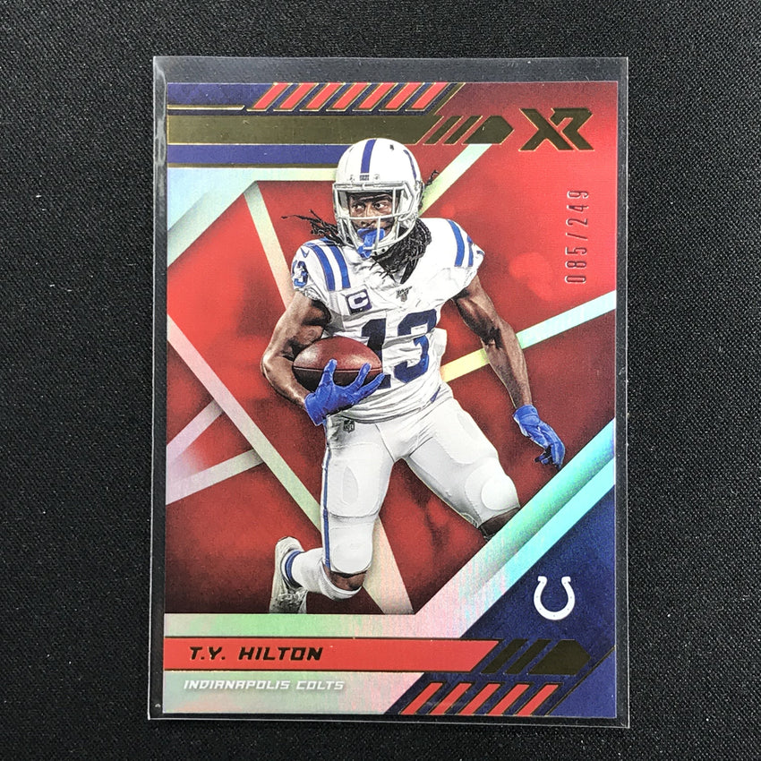 2020 XR Football TY HILTON Red 85/249-Cherry Collectables