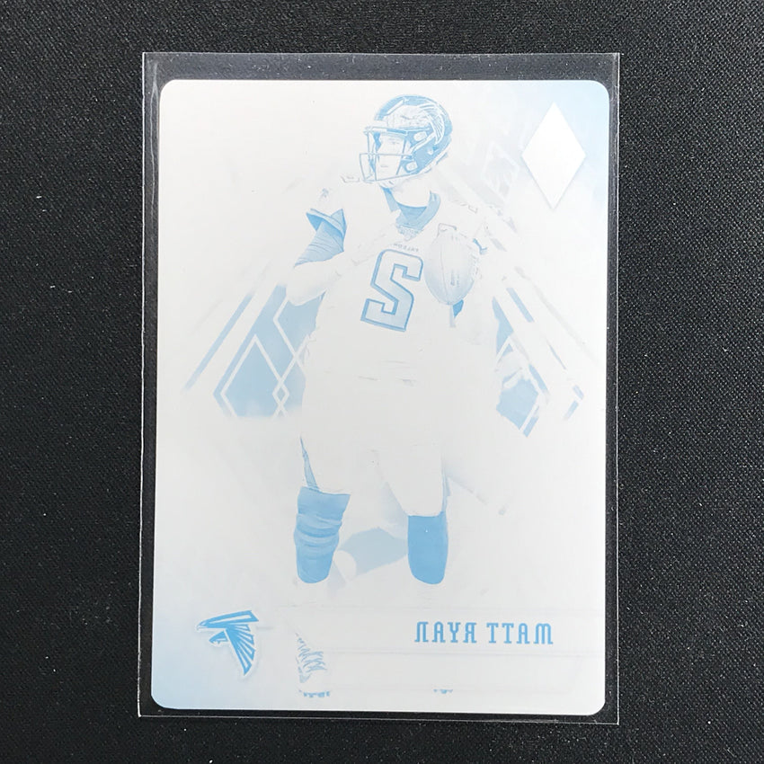 2020 Phoenix MATT RYAN Printing Plate Cyan 1/1-Cherry Collectables
