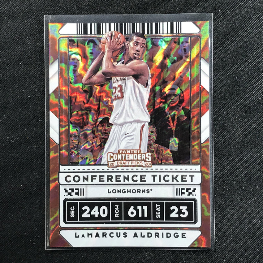 2020 Contenders Draft Picks LAMARCUS ALDRIDGE Conference Ticket 8/99-Cherry Collectables