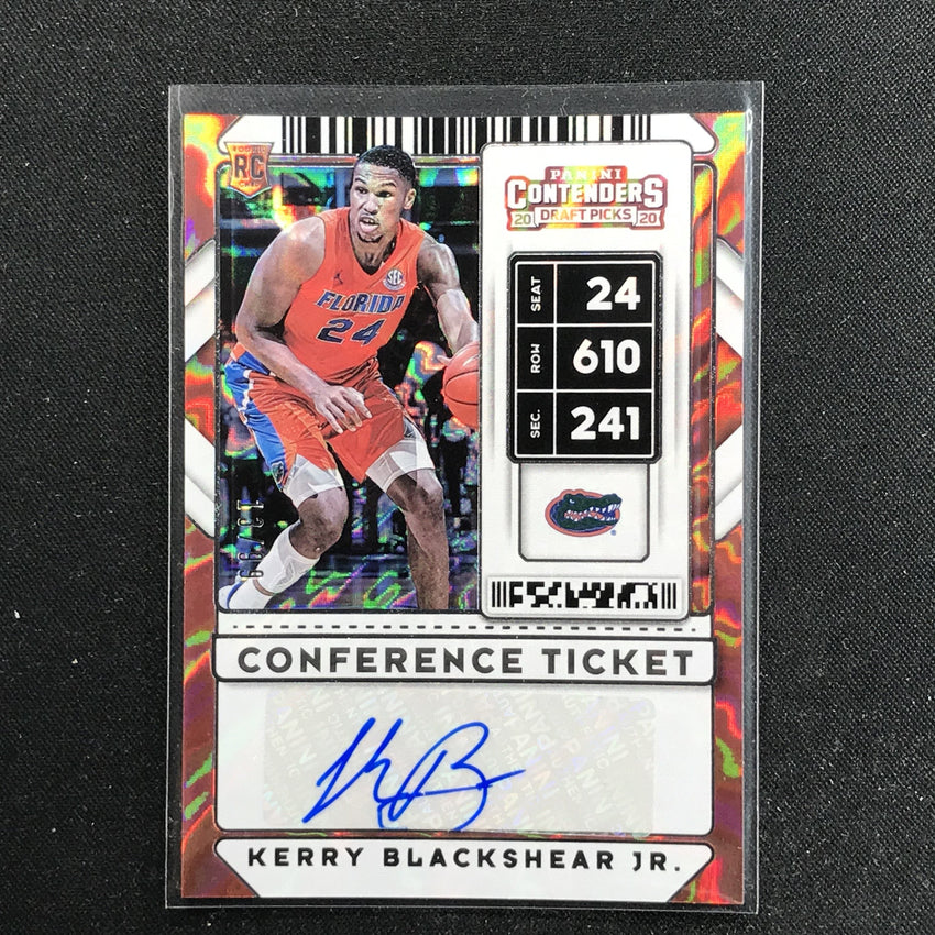 2020 Contenders Draft Picks KERRY BLACKSHEAR Conference Ticket Auto 13/99-Cherry Collectables