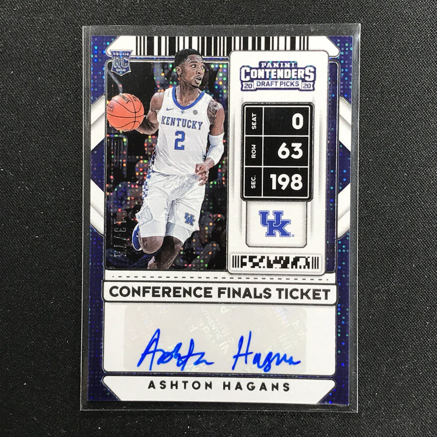 2020 Contenders Draft Picks ASHTON HAGANS Conference Finals Auto 13/75-Cherry Collectables