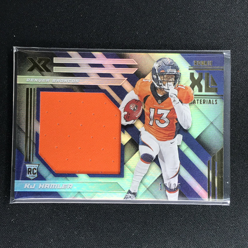 2020 XR Football KJ HAMLER Rookie XL Jersey 17/25-Cherry Collectables