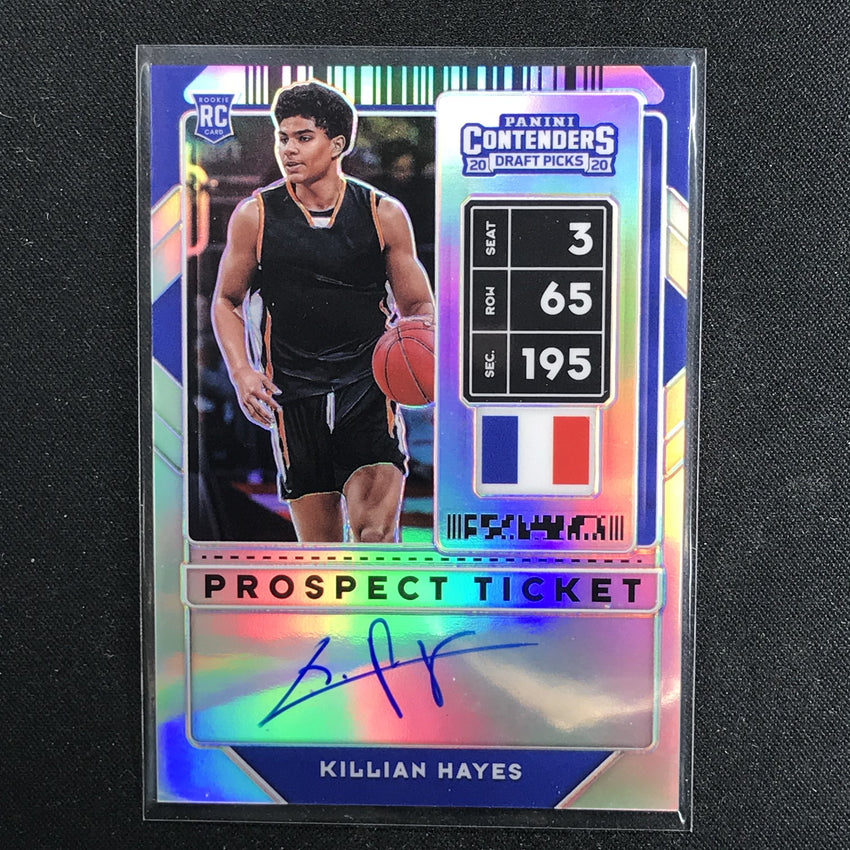 2020 Contenders Draft Picks KILLIAN HAYES Prospect Ticket Auto Optic #63 (A)-Cherry Collectables