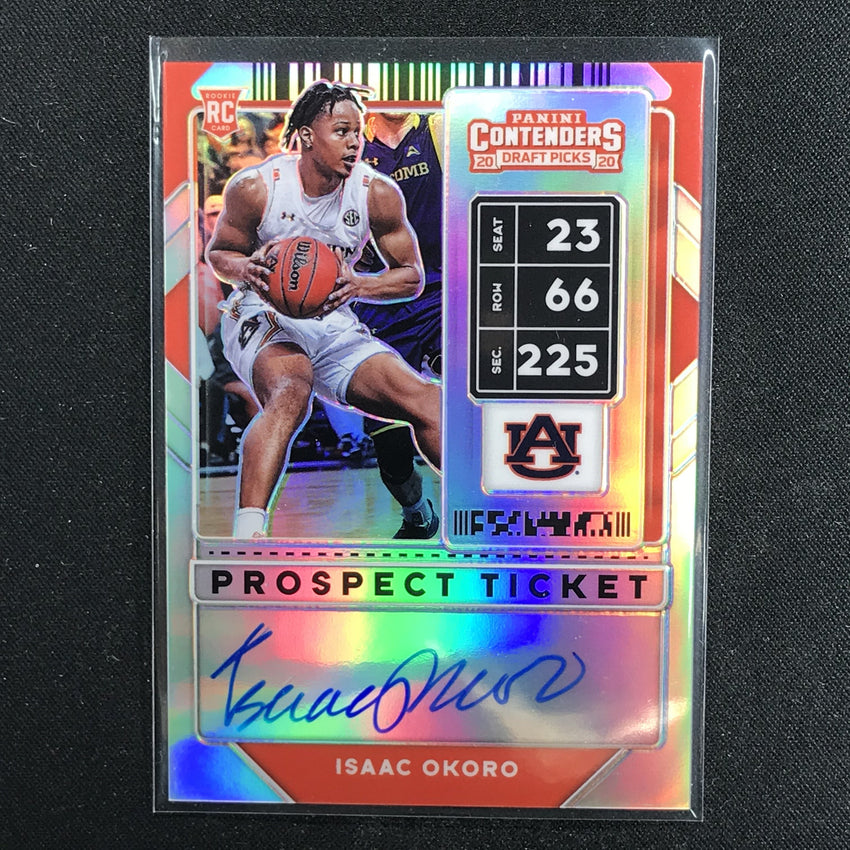 2020 Contenders Draft Picks ISAAC OKORO Prospect Ticket Auto Optic #60 (A)-Cherry Collectables