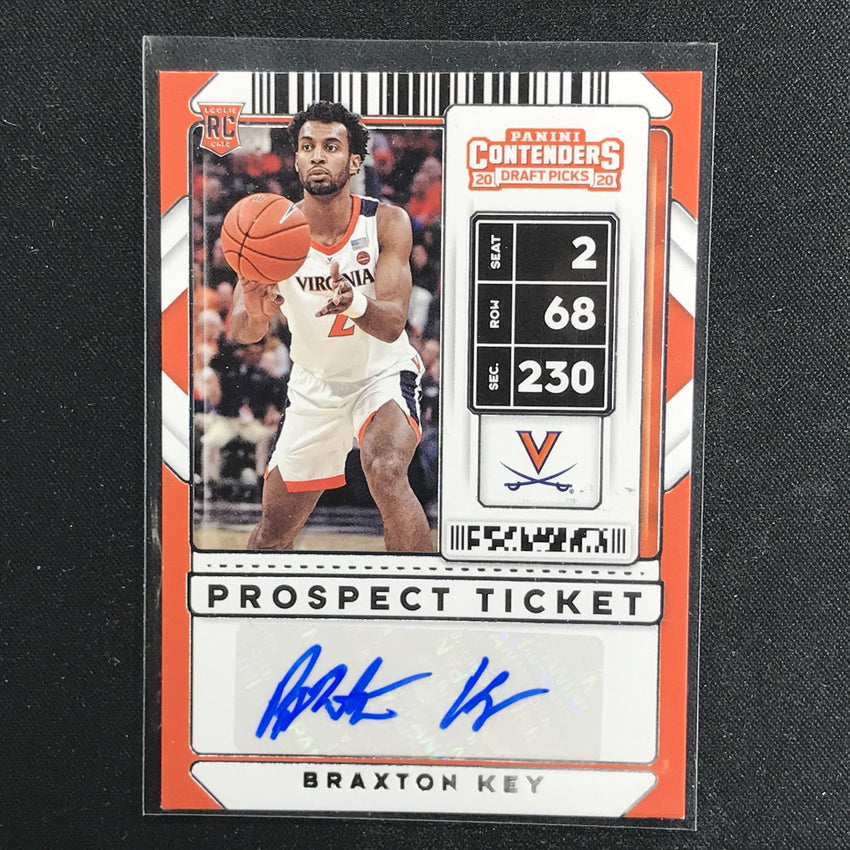 2020 Contenders Draft Picks BRAXTON KEY Prospect Ticket Auto #132 (B)-Cherry Collectables