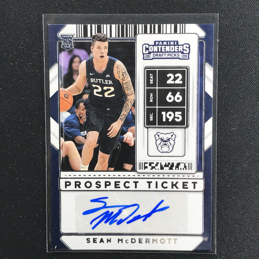 2020 Contenders Draft Picks SEAN MCDERMOTT Prospect Ticket Auto #119-Cherry Collectables