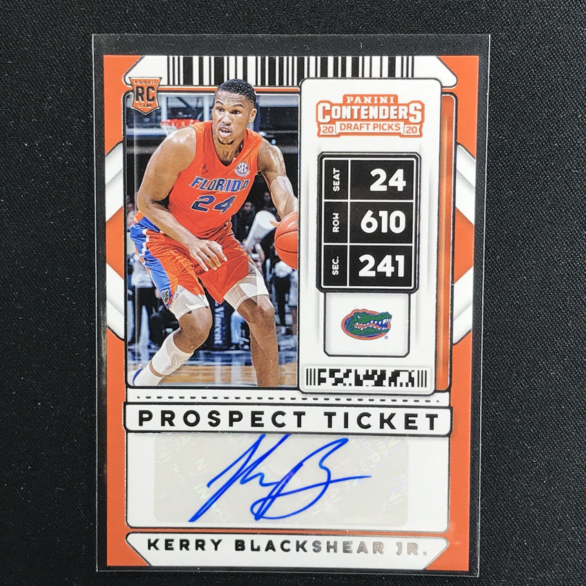 2020 Contenders Draft Picks KERRY BLACKSHEAR Prospect Ticket Auto #135 (A)-Cherry Collectables