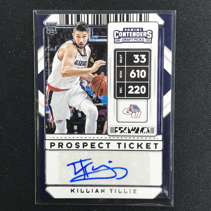 2020 Contenders Draft Picks KILLIAN TILLIE Prospect Ticket Auto #94 (A)-Cherry Collectables