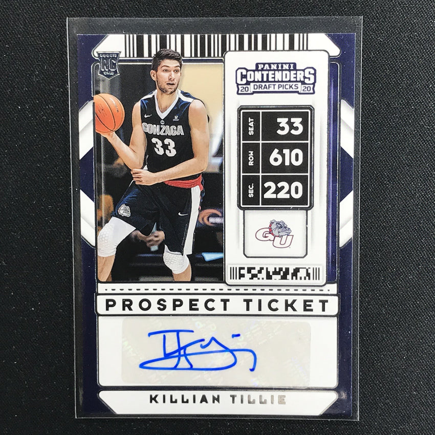 2020 Contenders Draft Picks KILLIAN TILLIE Prospect Ticket Auto #94 (B)-Cherry Collectables