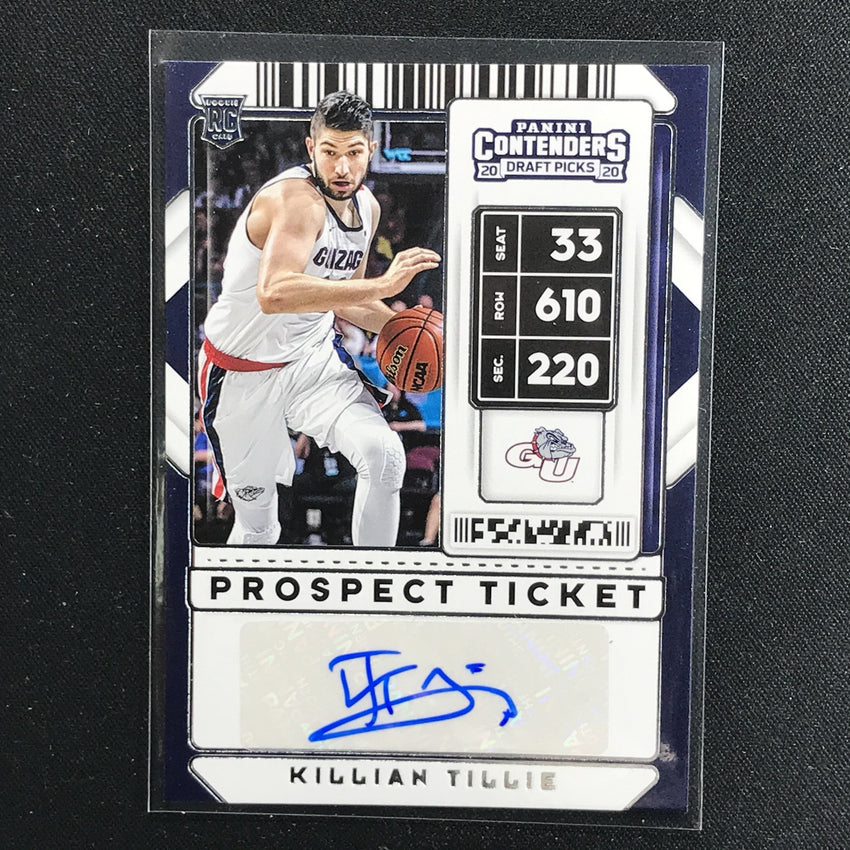 2020 Contenders Draft Picks KILLIAN TILLIE Prospect Ticket Auto #94 (C)-Cherry Collectables