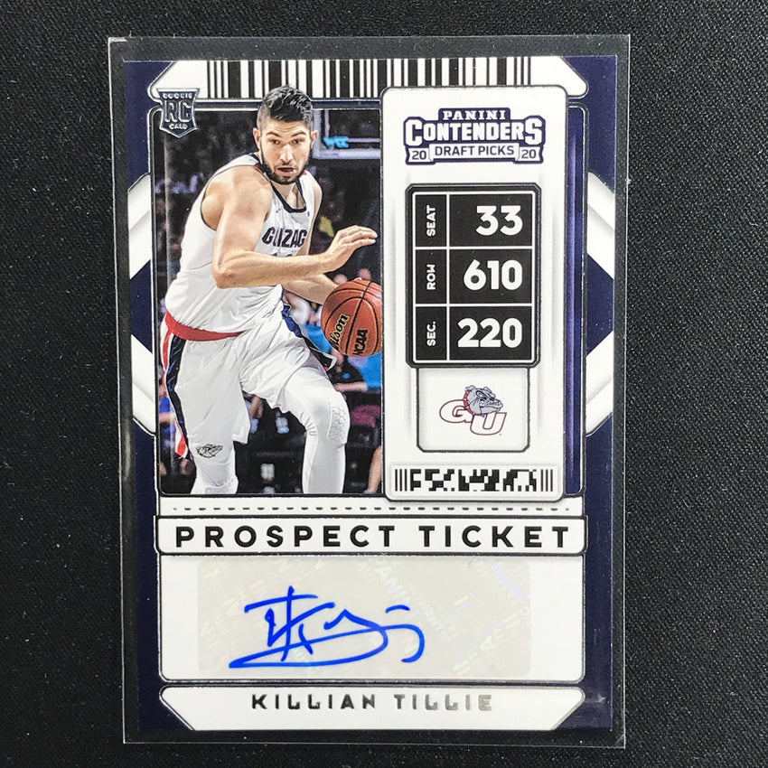 2020 Contenders Draft Picks KILLIAN TILLIE Prospect Ticket Auto #94 (D)-Cherry Collectables