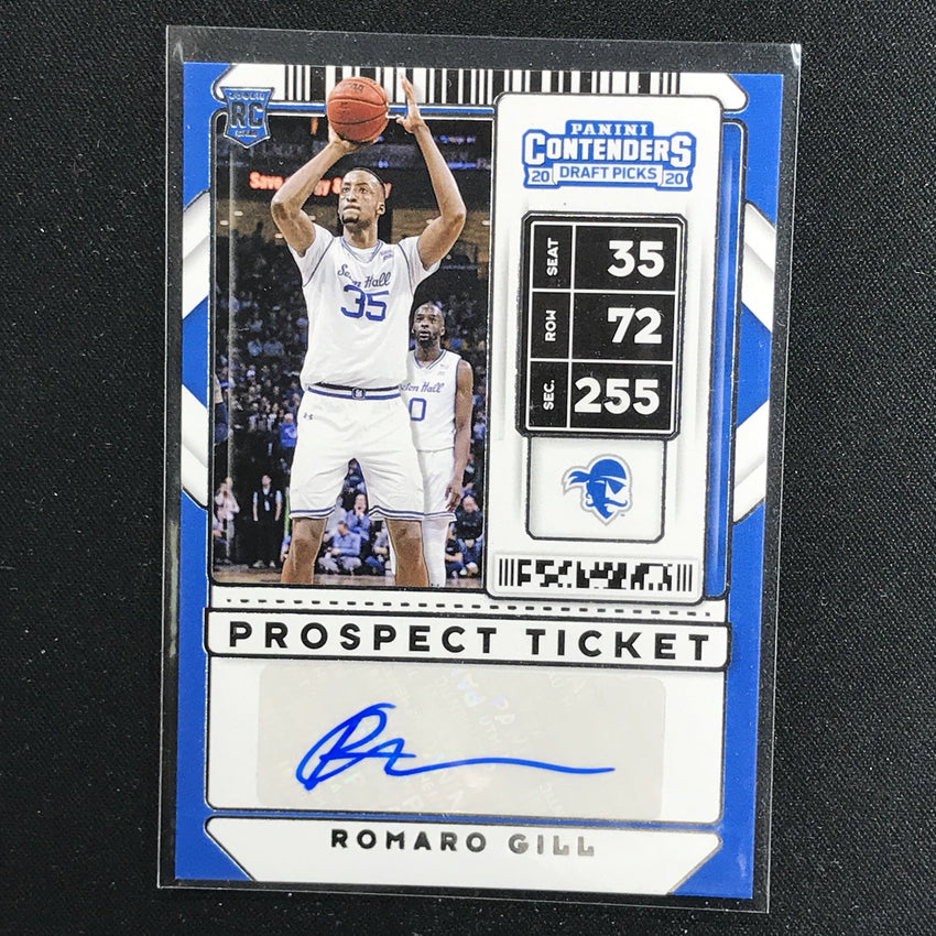 2020 Contenders Draft Picks ROMARO GILL Prospect Ticket Auto #104-Cherry Collectables