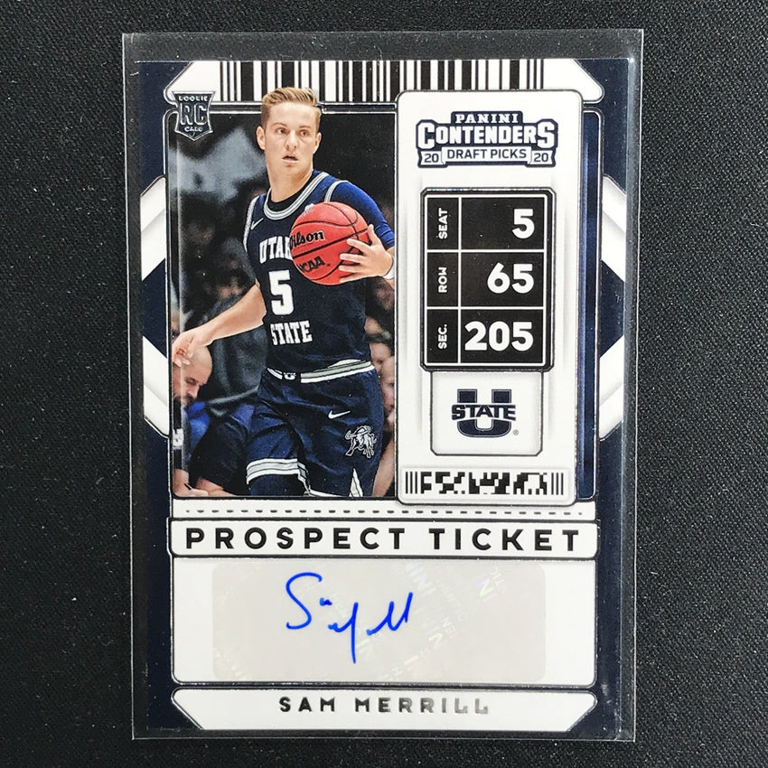 2020 Contenders Draft Picks SAM MERRILL Prospect Ticket Auto #131 (A)-Cherry Collectables