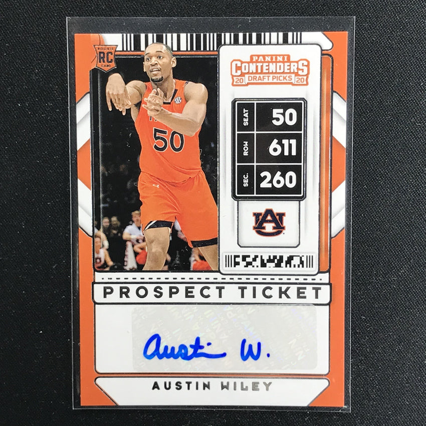 2020 Contenders Draft Picks AUSTIN WILEY Prospect Ticket Auto #102 (A)-Cherry Collectables