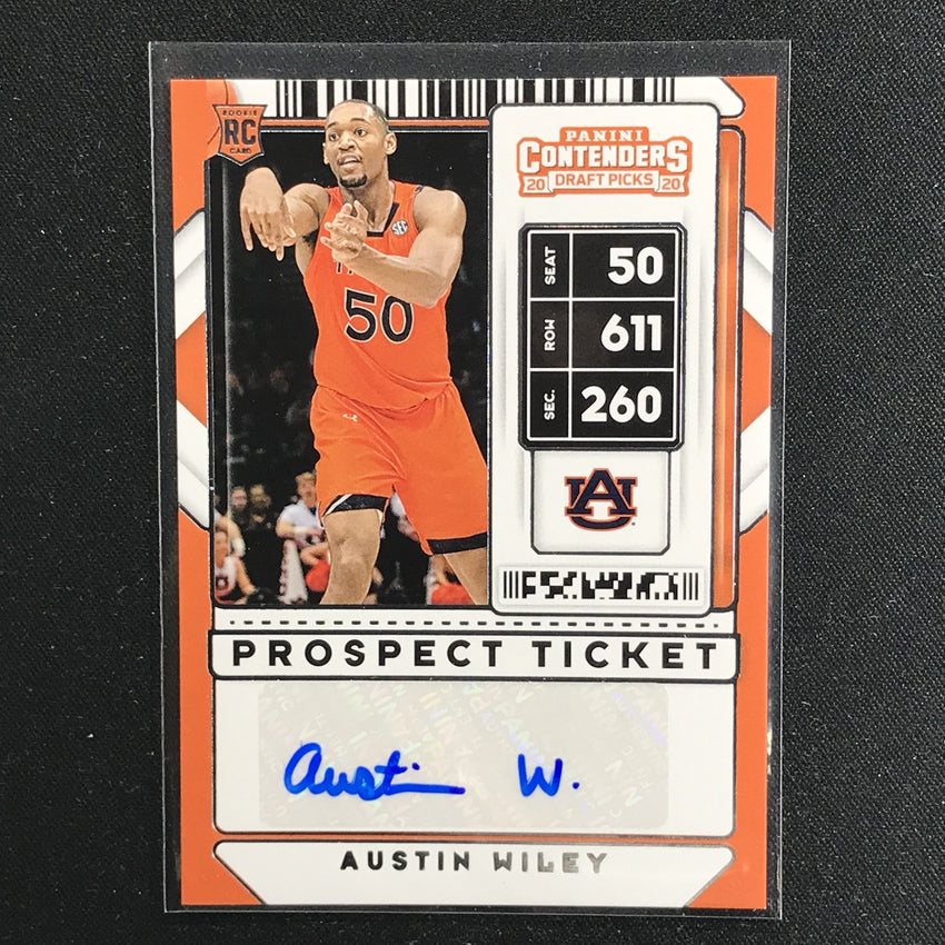 2020 Contenders Draft Picks AUSTIN WILEY Prospect Ticket Auto #102 (B)-Cherry Collectables