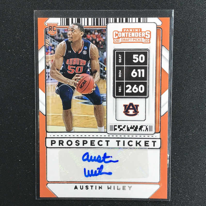 2020 Contenders Draft Picks AUSTIN WILEY Prospect Ticket Auto #102 (C)-Cherry Collectables