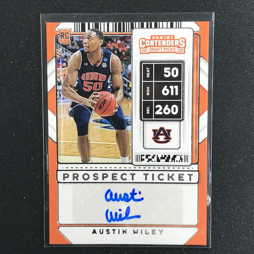 2020 Contenders Draft Picks AUSTIN WILEY Prospect Ticket Auto #102 (D)-Cherry Collectables