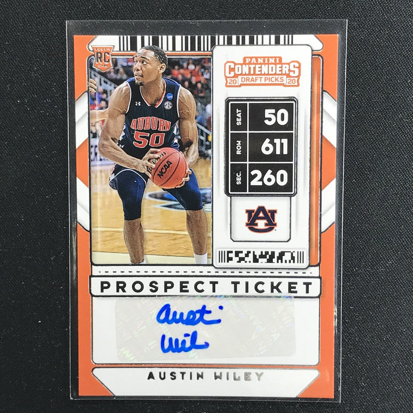 2020 Contenders Draft Picks AUSTIN WILEY Prospect Ticket Auto #102 (F)-Cherry Collectables