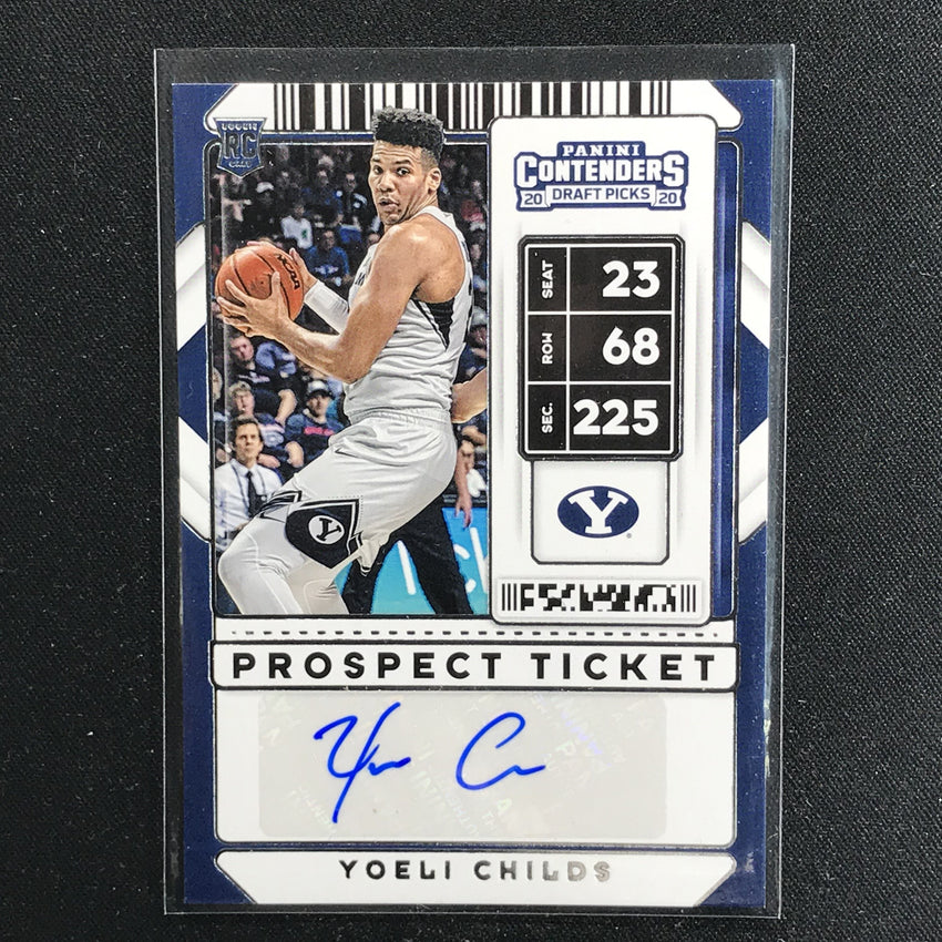 2020 Contenders Draft Picks YOELI CHILDS Prospect Ticket Auto #113 (A)-Cherry Collectables